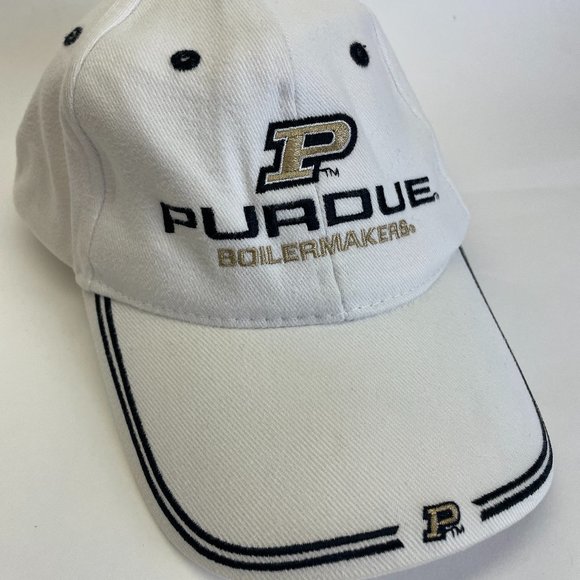 Purdue Boilermakers Hat - Velcro Adjust - College Authentics Brand - Embroidered - Picture 3 of 13